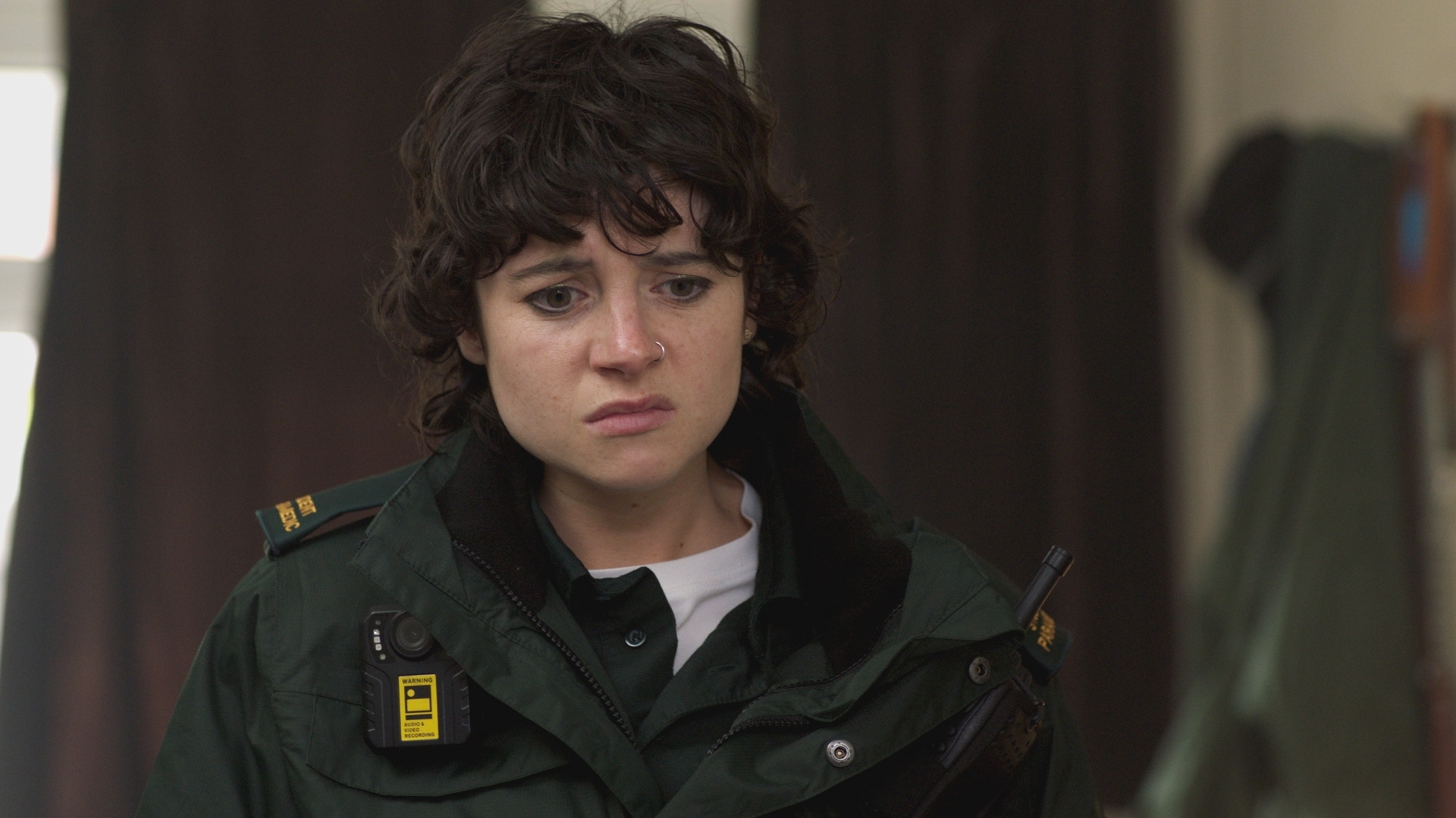 Indie finds Tylers comments hard to stomach... (Image credit: BBC Studios. )