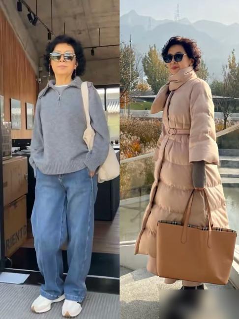 中老年女人穿衣打扮，想要优雅又减龄，可以从这3个细节开始