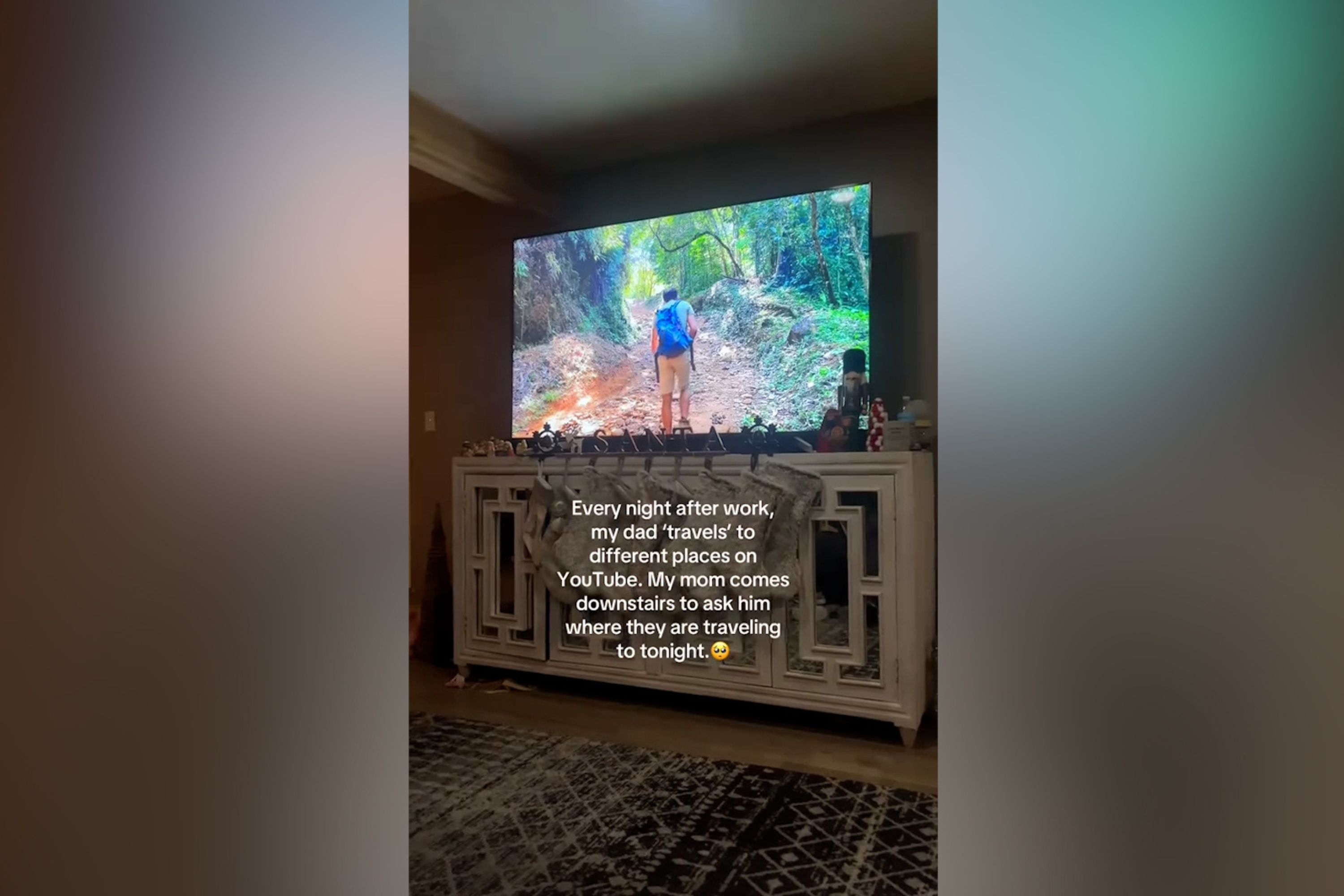 Woman Inspired by Dad's Nightly Ritual to Travel the World From Home