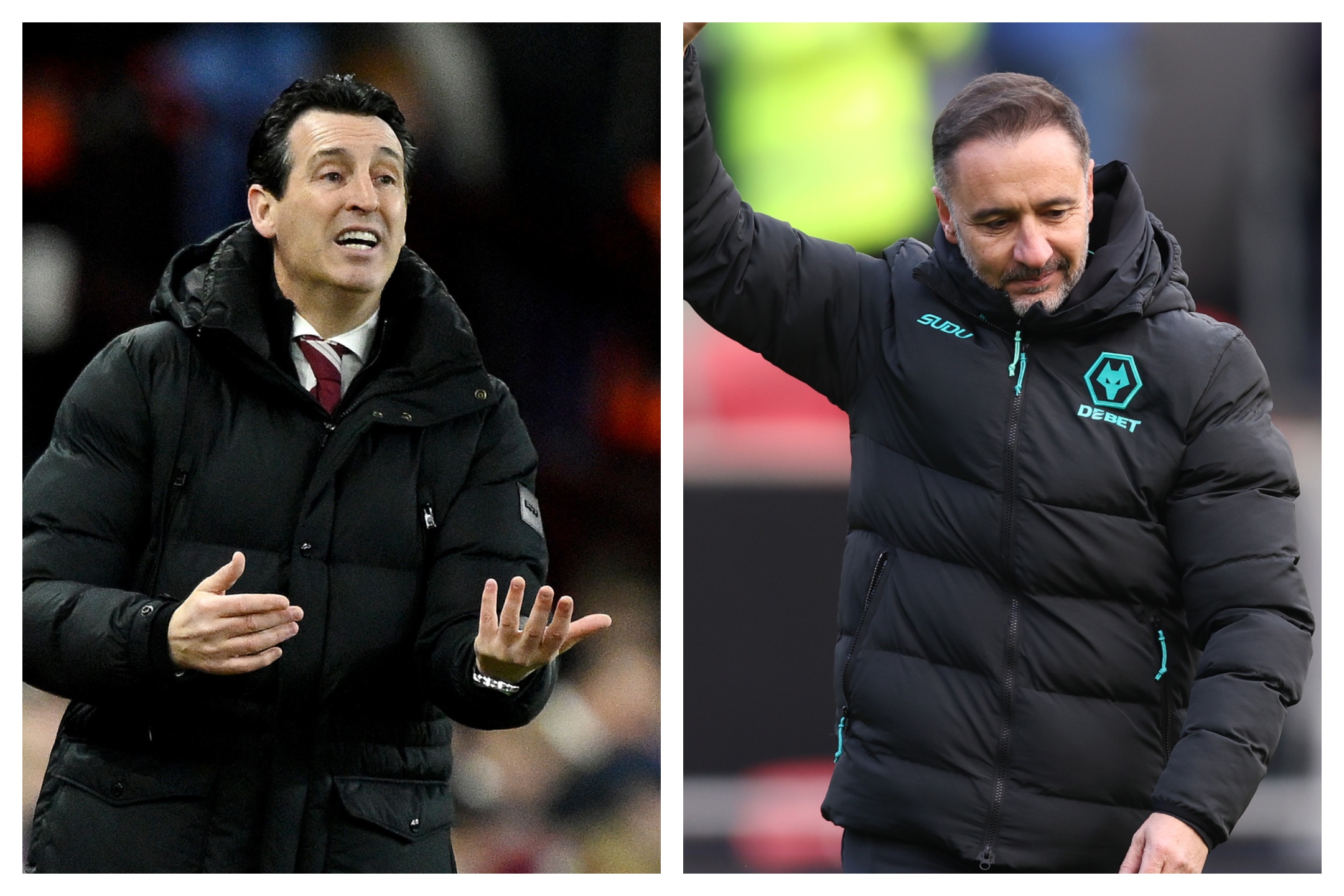 Aston Villa and Wolves' position in Premier League form table compared ...