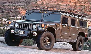 2002 Hummer H1 4 Door Open TOP
