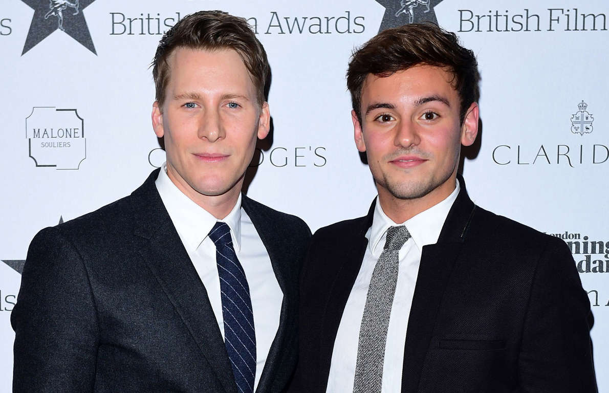 Slide 42 of 60: Olympic diver Tom Daley, 22, married Dustin Lance Black on May 6, 2017, after a four-year romance. The couple announced the development on Instagram two days after tying the knot.