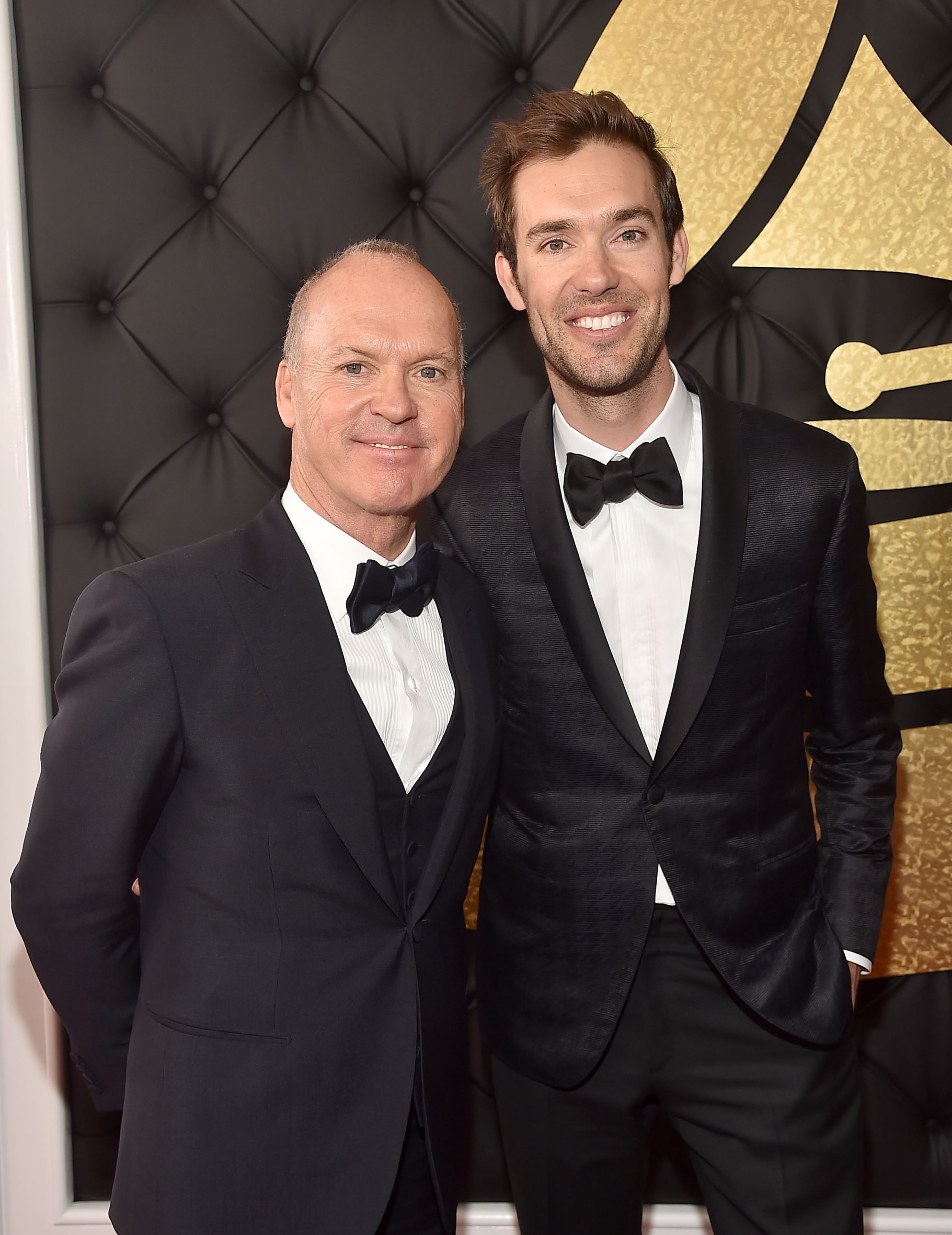 Slide 21 of 28: Actor/Dad Michael Keaton and Songwriter/Son Sean Douglas attend The 59th GRAMMY Awards at STAPLES Center on February 12, 2017 in Los Angeles, California.