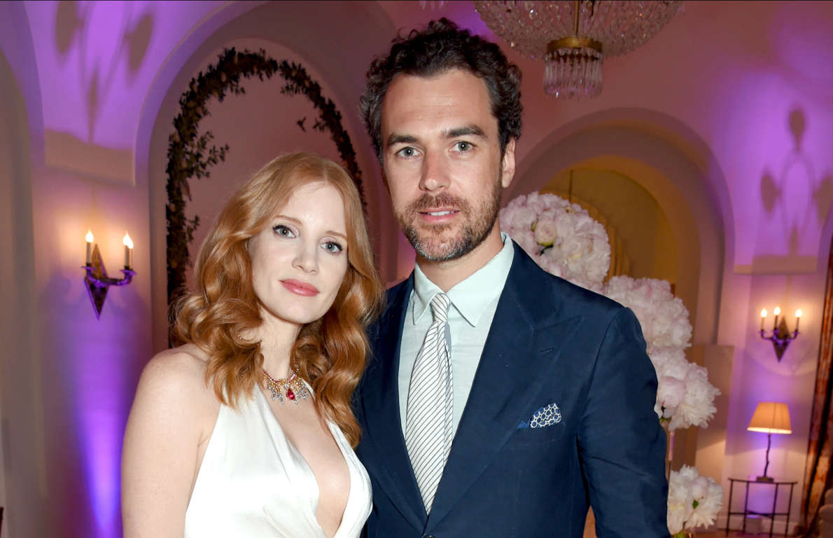 Slide 34 of 60: Jessica Chastain (L) and Gian Luca Passi de Preposulo attend the Vanity Fair and HBO Dinner celebrating the Cannes Film Festival at Hotel du Cap-Eden-Roc on May 20, 2017 in Cap d'Antibes, France.