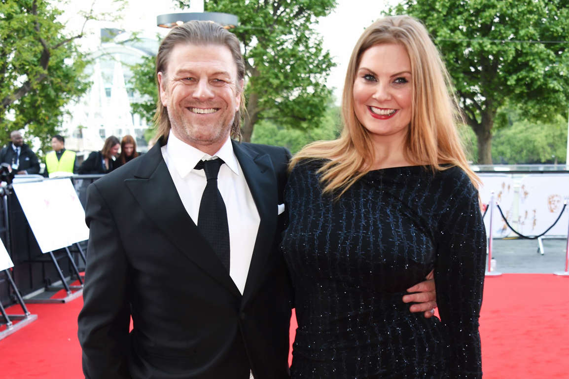 Slide 29 of 60: Sean Bean (L) and Ashley Moore attend the Virgin TV BAFTA Television Awards at The Royal Festival Hall on May 14, 2017 in London, England.