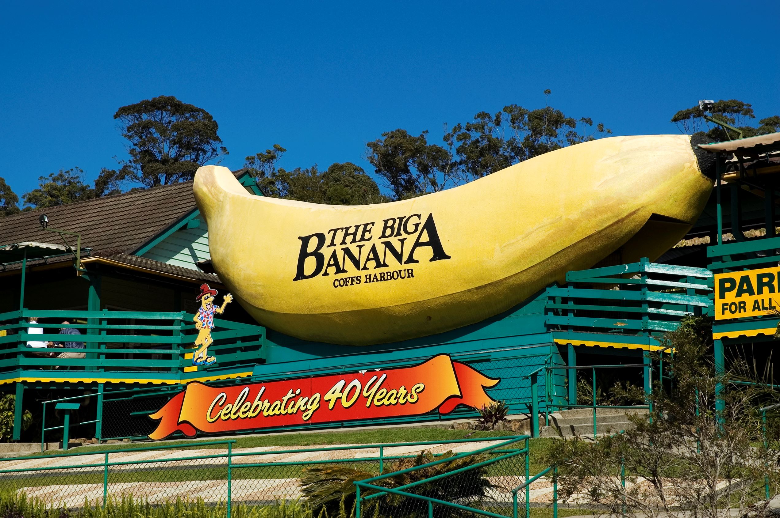 Slide 6 of 19: The Big Banana tourist attraction. Coffs Harbour, New South Wales, Australia, Australasia