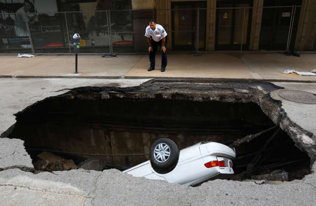 45 Incredible Photos Of Sinkholes Around The World