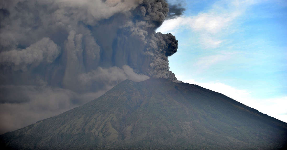 The most active volcanoes around  the world  The most active volcanoes around  the world