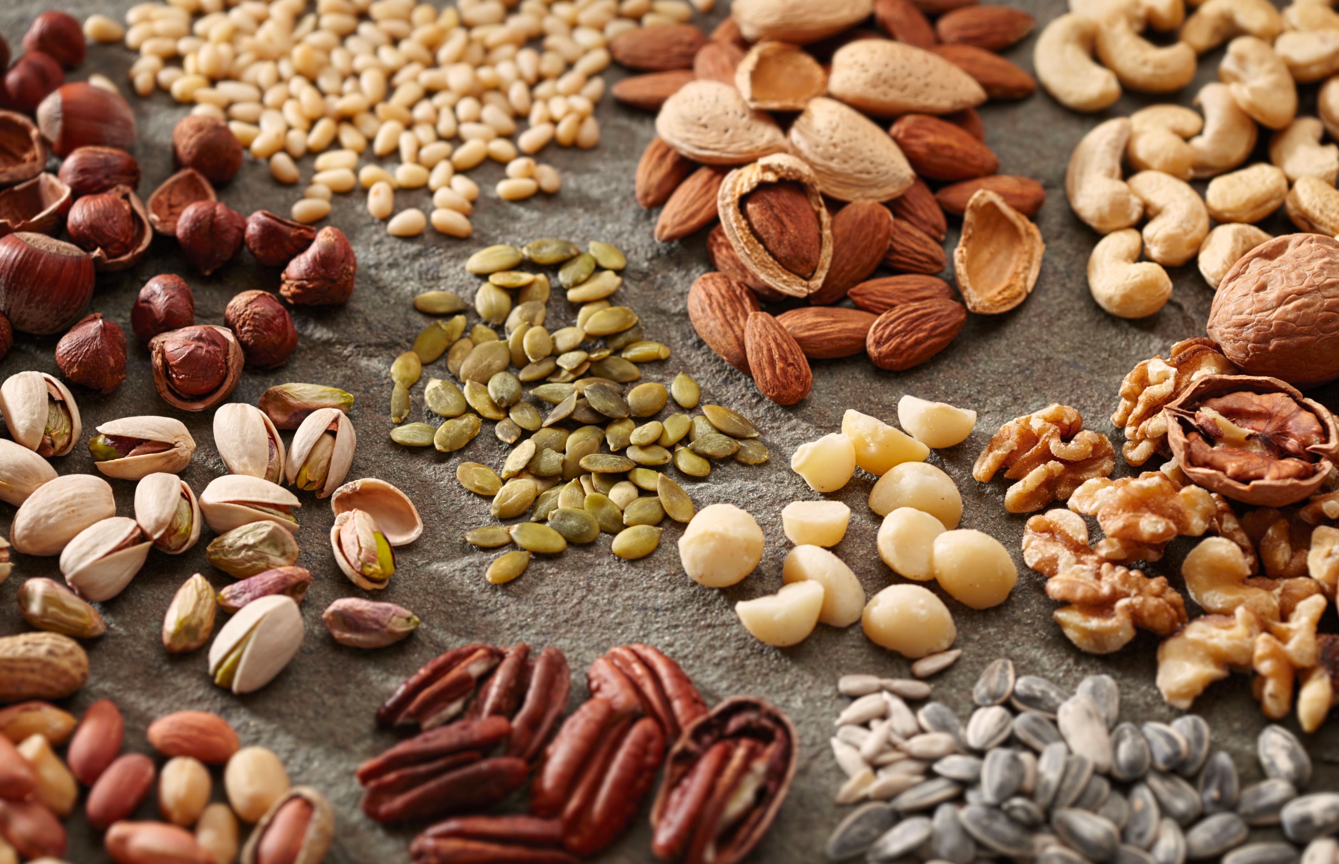 Nuts And Seeds Nutrition Chart