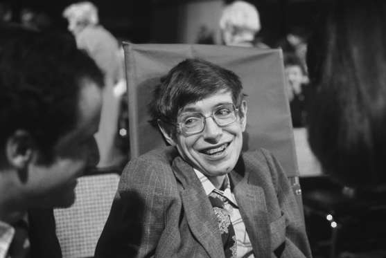 Slide 2 of 24: PRINCETON, NJ - OCTOBER 10: Cosmologist Stephen Hawking on October 10, 1979 in Princeton, New Jersey. (Photo by Santi Visalli/Getty Images)