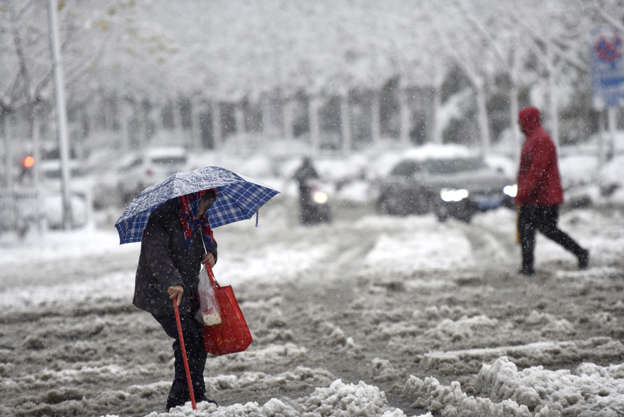 Image result for china hit by second wave of snow
