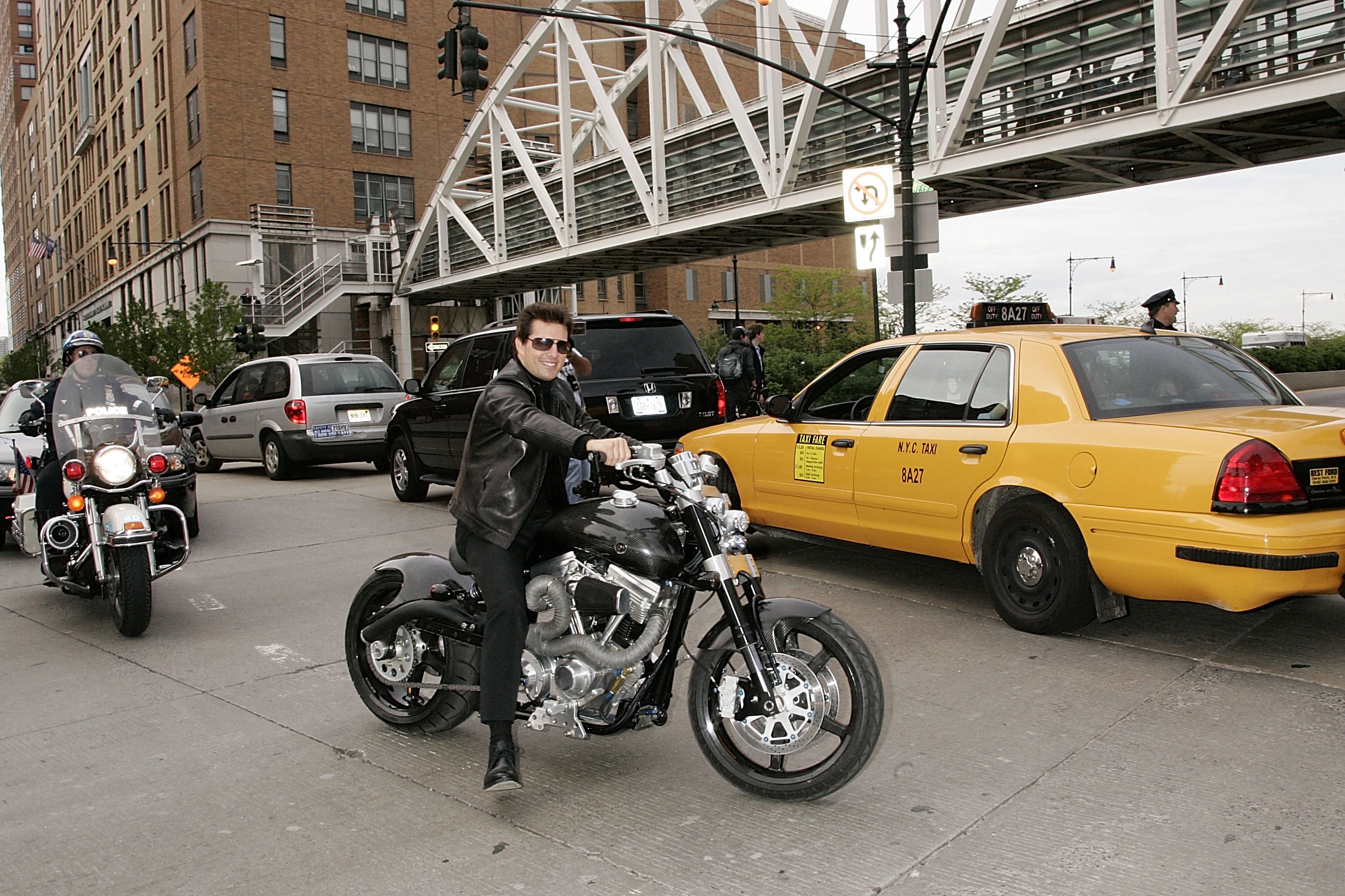 バイク好きなハリウッドスターたち