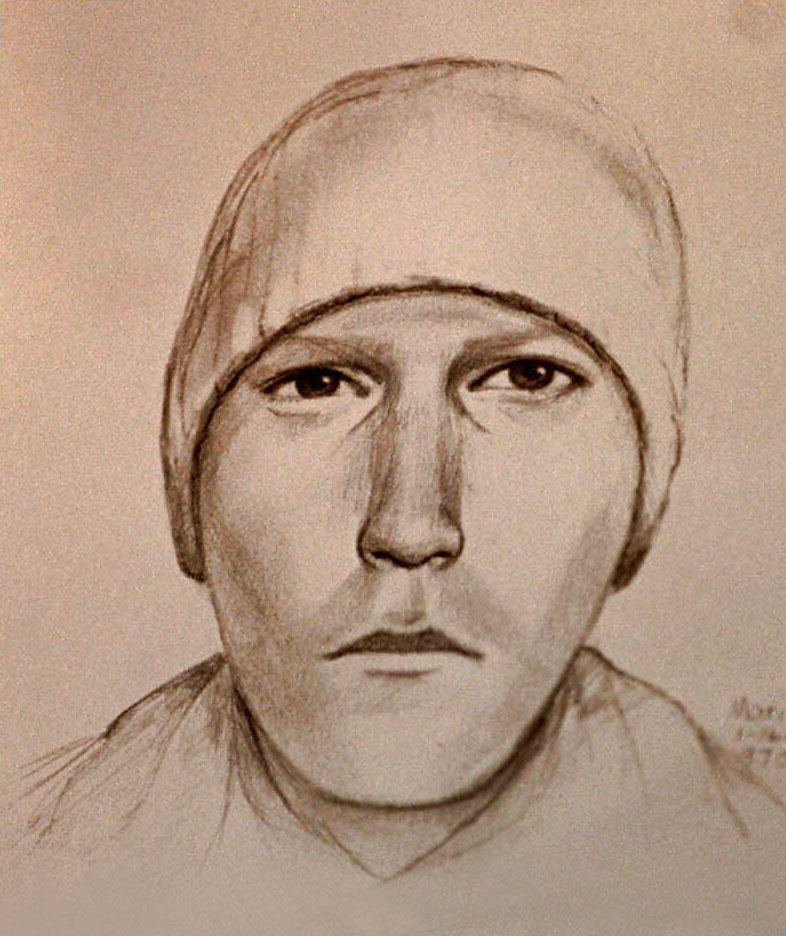 Slide 3 of 14: LOS ANGELES, CA - JANUARY 18: The Los Angeles Police Department released a police sketch 18 January of the murder suspect they are seeking in connection with the death of Ennis Cosby, son of entertainer Bill Cosby. The suspect is described as a white male of average height and weight, 25-32 years of age. At the time of the incident, the suspect was wearing a light colored knit cap. (Photo credit should read FREDERICK M. BROWN/AFP/Getty Images)