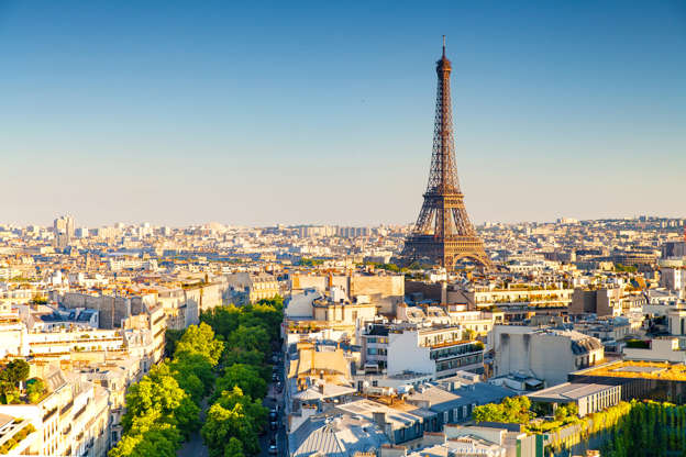 ÎÎ¹Î±ÏÎ¬Î½ÎµÎ¹Î± 49 Î±ÏÏ 51: panoramic view of paris, france