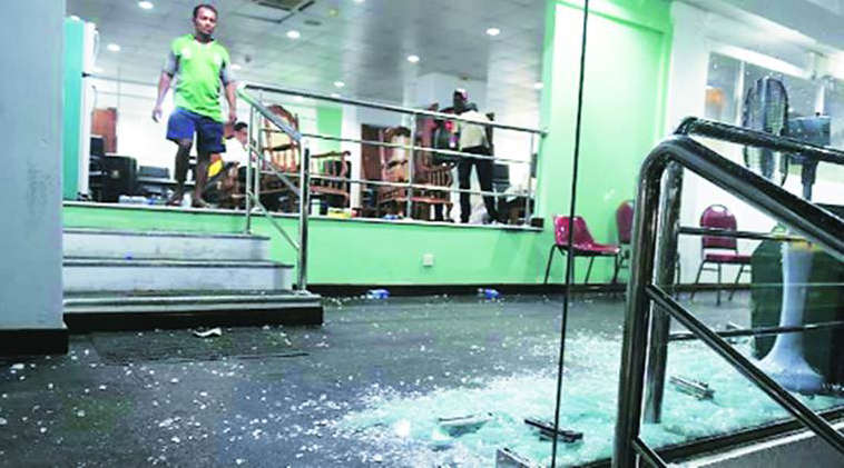 Image result for shakib-al-hasan-smashed-dressing-room-glass-during-nidahas-trophy