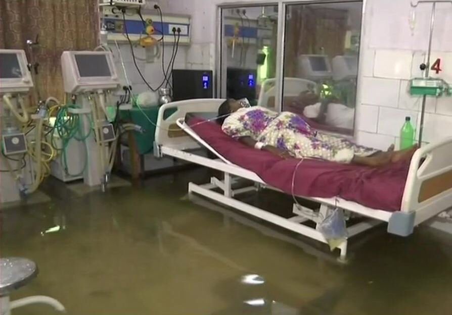 Bihar hospital turns 'aquarium' after rains