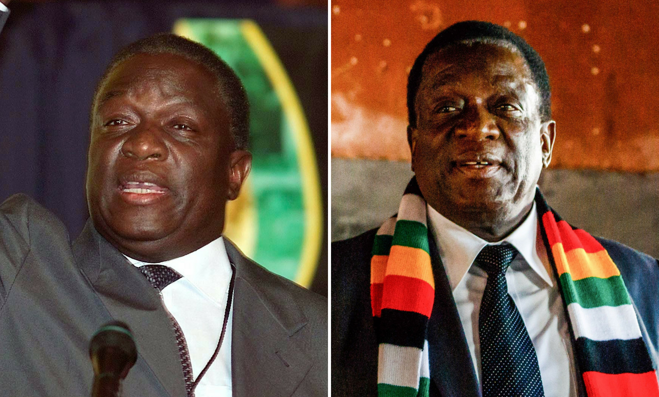 Slide 1 of 68: Emmerson Mnangagwa