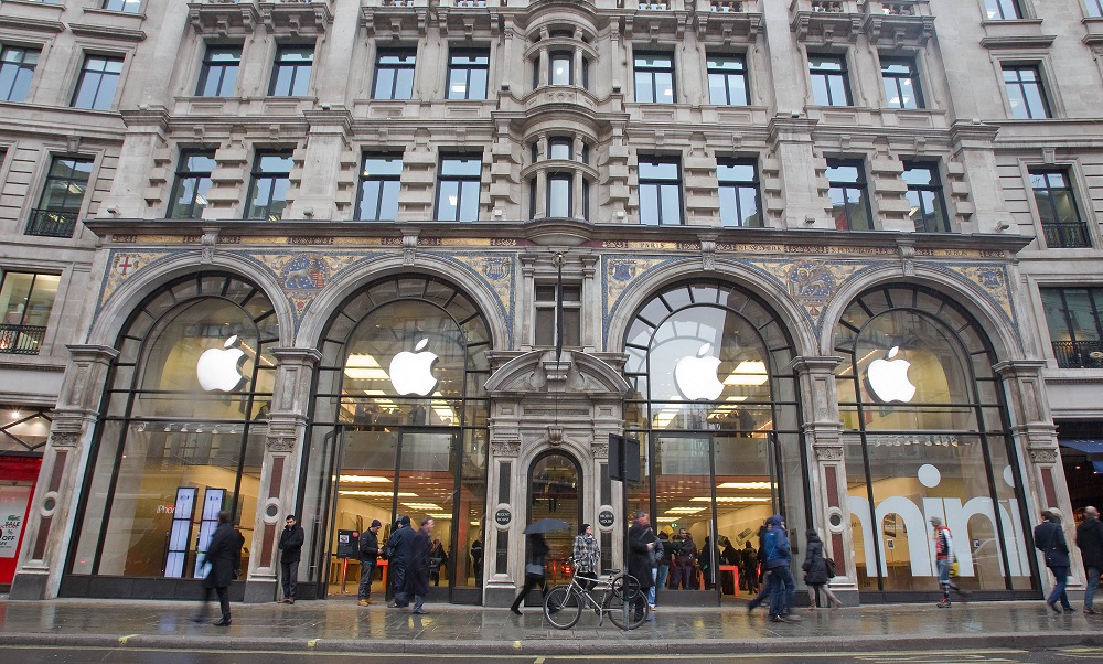 The Apple store in Regents Street, London