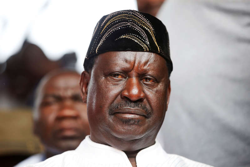File picture of Kenyan opposition leader Raila Odinga of the National Super Alliance