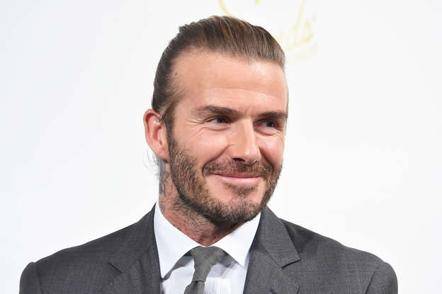FILE: David Beckham attends the press conference for Las Vegas Sands at Palace Hotel on October 4, 2017 in Tokyo, Japan.  (Photo by Jun Sato/WireImage)