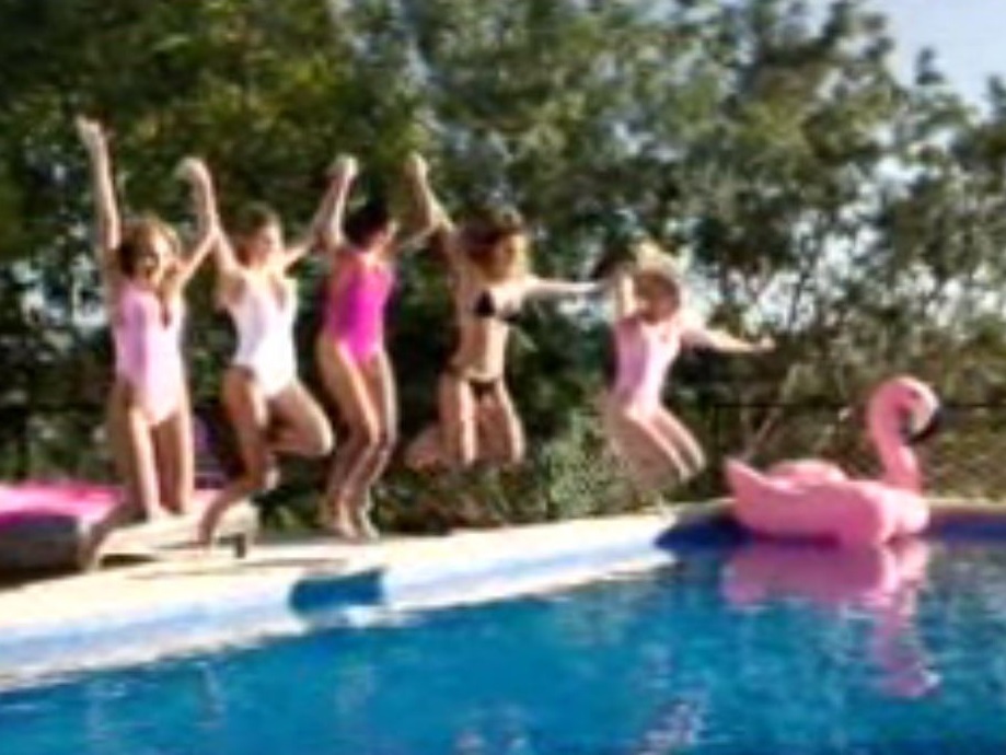 Undated handout video grab issued by the Advertising Standards Authority of Adverts for breast enhancement surgery