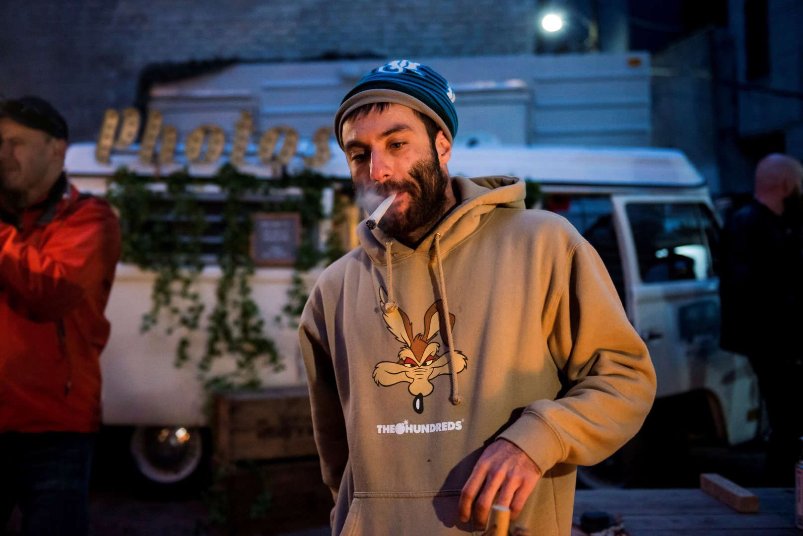 A man smokes a joint during a "Wake and Bake" legalized marijuana event in Toronto on Wednesday, Oct... - THE CANADIAN PRESS/Christopher Katsarov Slide 13 of 31: A man smokes a joint during a "Wake and Bake" legalized marijuana event in Toronto on Wednesday, October 17, 2018.