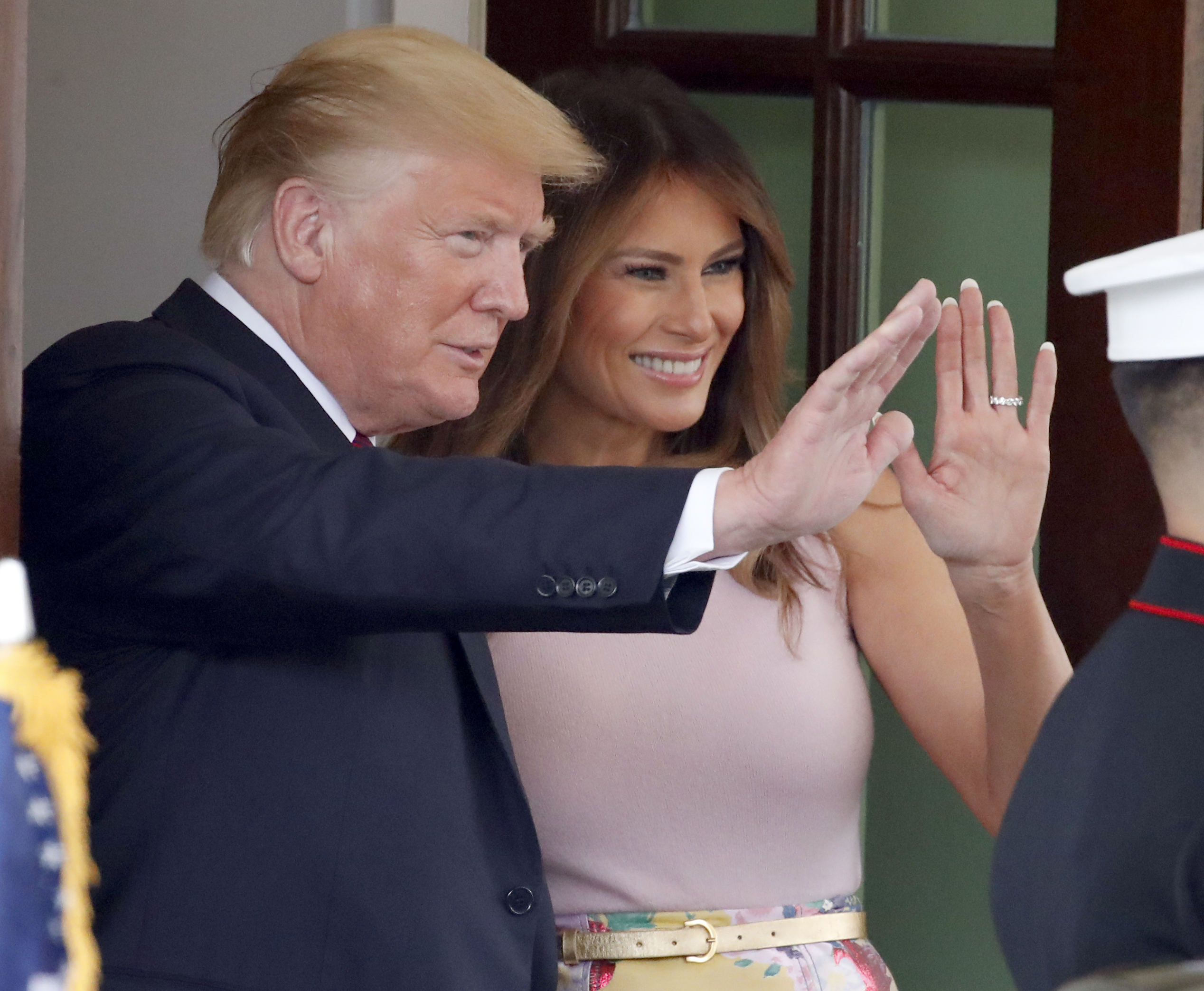 Trump mocked over White House painting