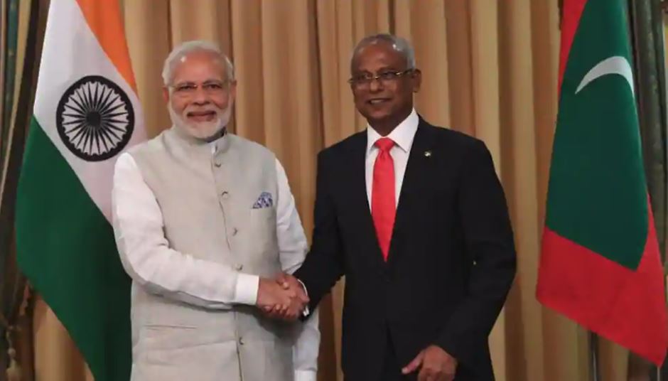 Image result for india-maldeves-signs-4-mous-pm-narednra-modi-maldeves-president-ibrahim-mohamed-solih