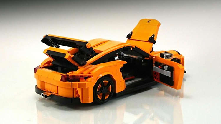 Lego Porsche 911 Gt3 Rs Custom Build Is Awesome In Every