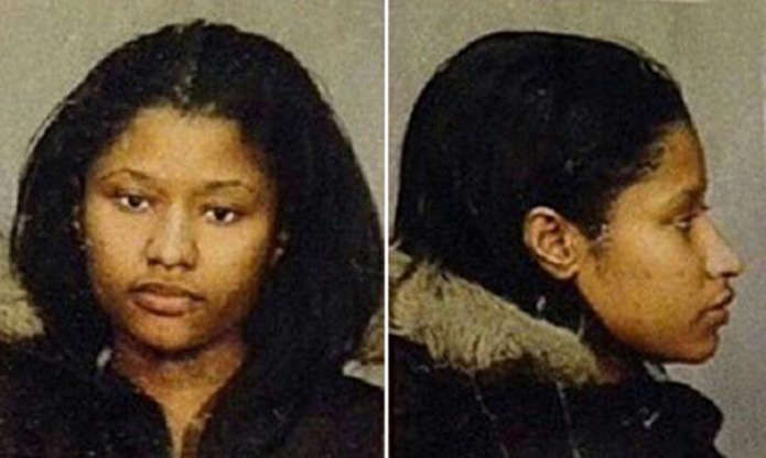 Diapositiva 9 de 55: Nicki Minaj fue arrestada por policÃ­as de Nueva York en diciembre de 2003.