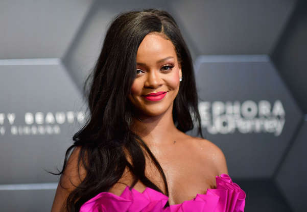 Rihanna attends the Fenty Beauty by Rihanna event at Sephora on September 14, 2018 in Brooklyn, New York. (Photo by Angela Weiss / AFP) (Photo credit should read ANGELA WEISS/AFP/Getty Images)
