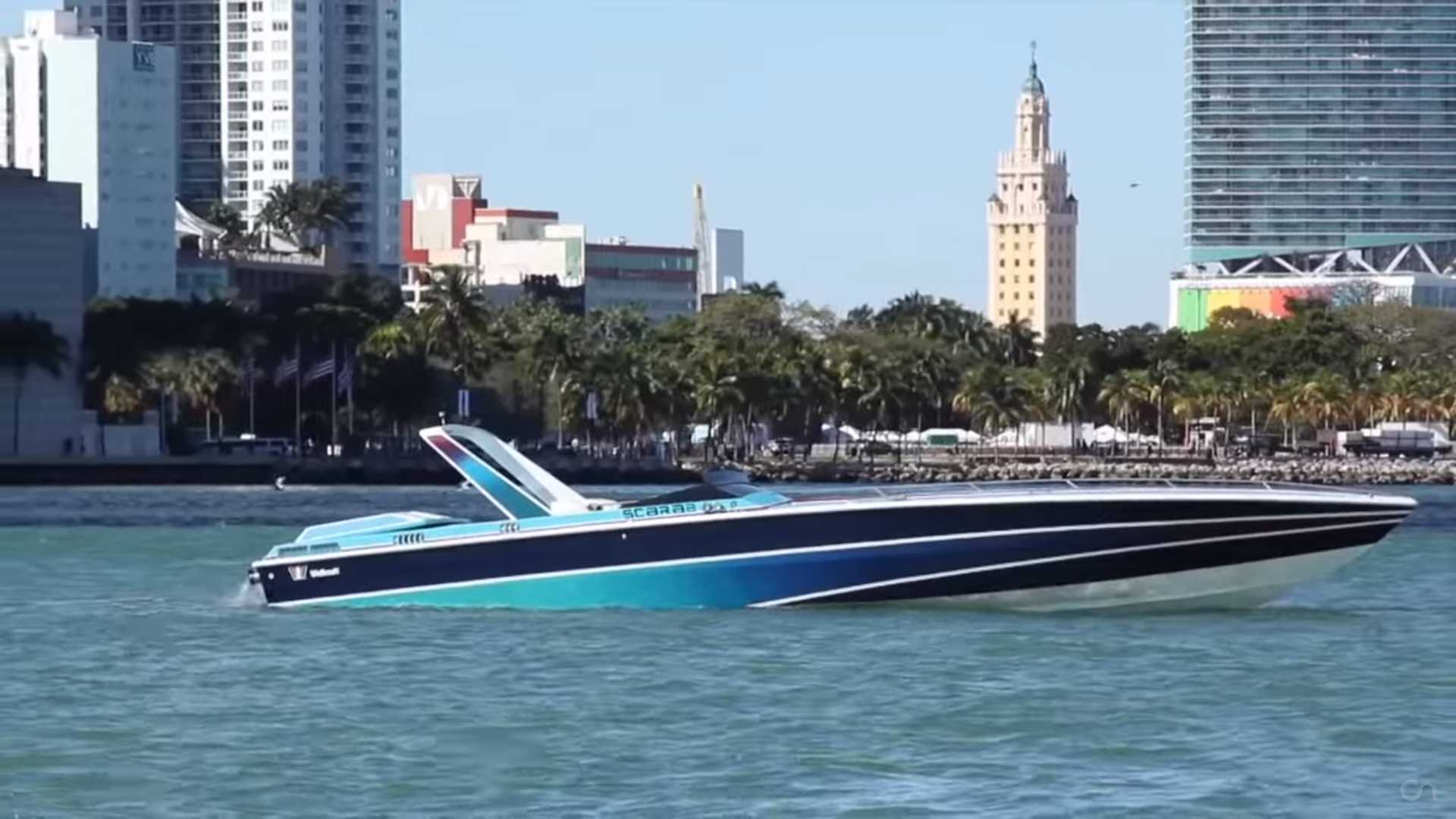 Miami Vice Boat Selling For $20M, Comes With Daytona Spyder