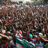 Supporters of the People's Democratic Party (PDP) attend a campaign rally in Lafia, Nigeria January 10, 2019.