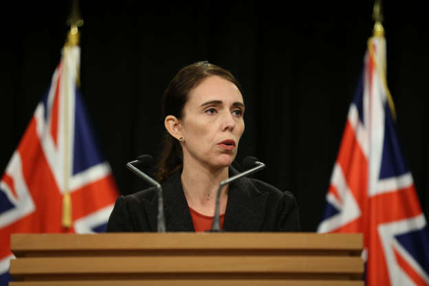 Slide 1 of 41: WELLINGTON, NEW ZEALAND - MARCH 15: Prime Minister Jacinda Ardern speaks to media during a press conference at Parliament on March 15, 2019 in Wellington, New Zealand. One person is in custody and police are searching for another gunmen following several shootings at mosques in Christchurch. Police have not confirmed the number of casualties or fatalities. All schools and businesses are in lock down as police continue to search for other gunmen. (Photo by Hagen Hopkins/Getty Images)