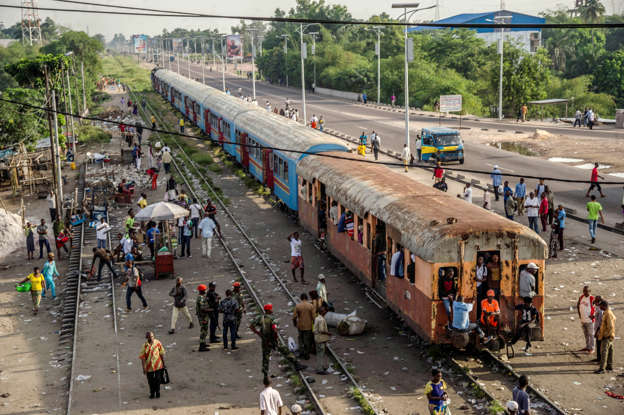 Image result for Congo train kills 24