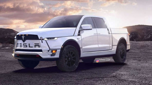 Tesla truck render