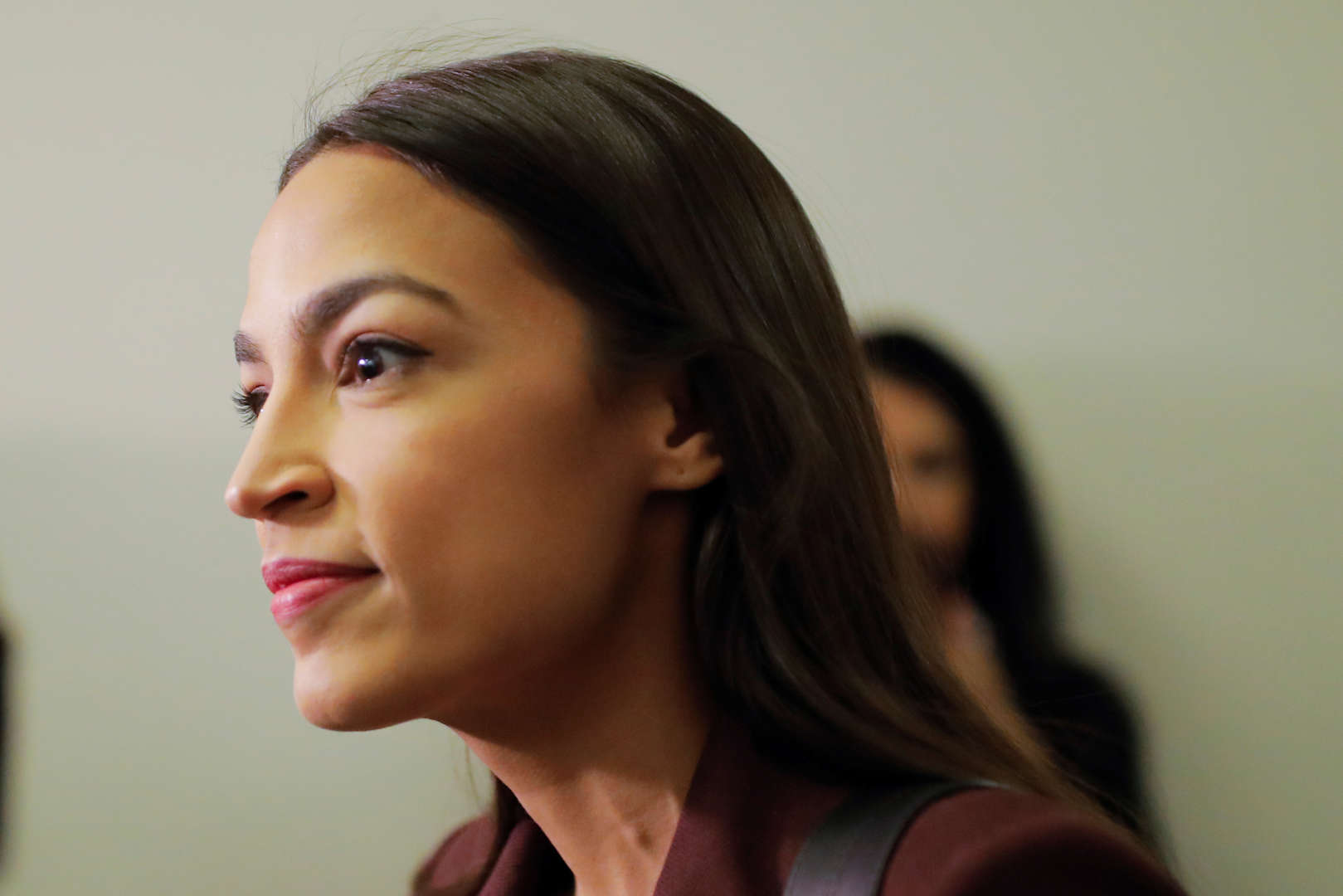 U.S. Rep. Alexandria Ocasio-Cortez (D-NY) arrives to listen to Michael Cohen, the former personal attorney of U.S. President Donald Trump, testify at a House Committee on Oversight and Reform hearing on Capitol Hill in Washington, U.S., February 27, 2019.