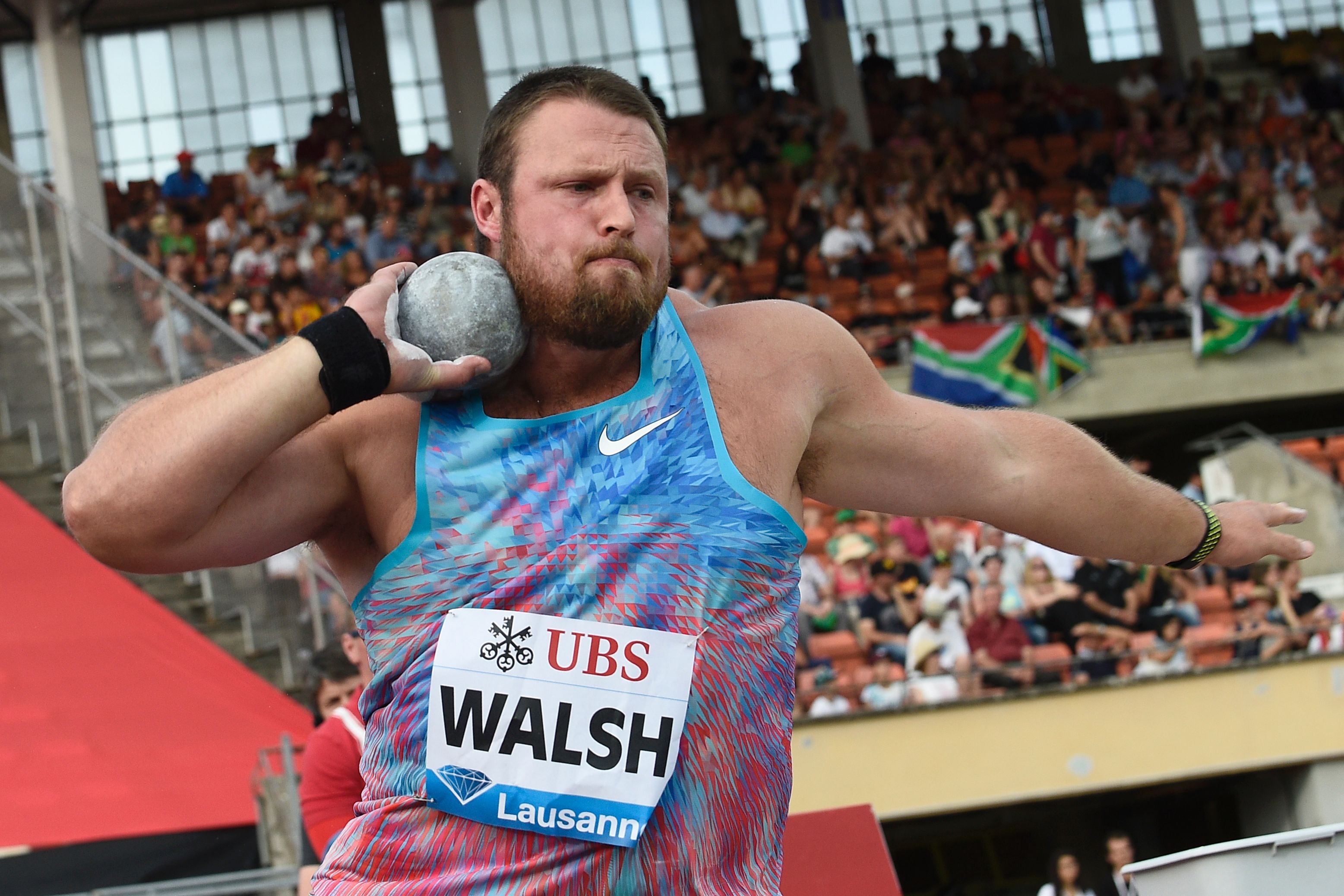 Walsh Wins 10th Straight Shot Put Title