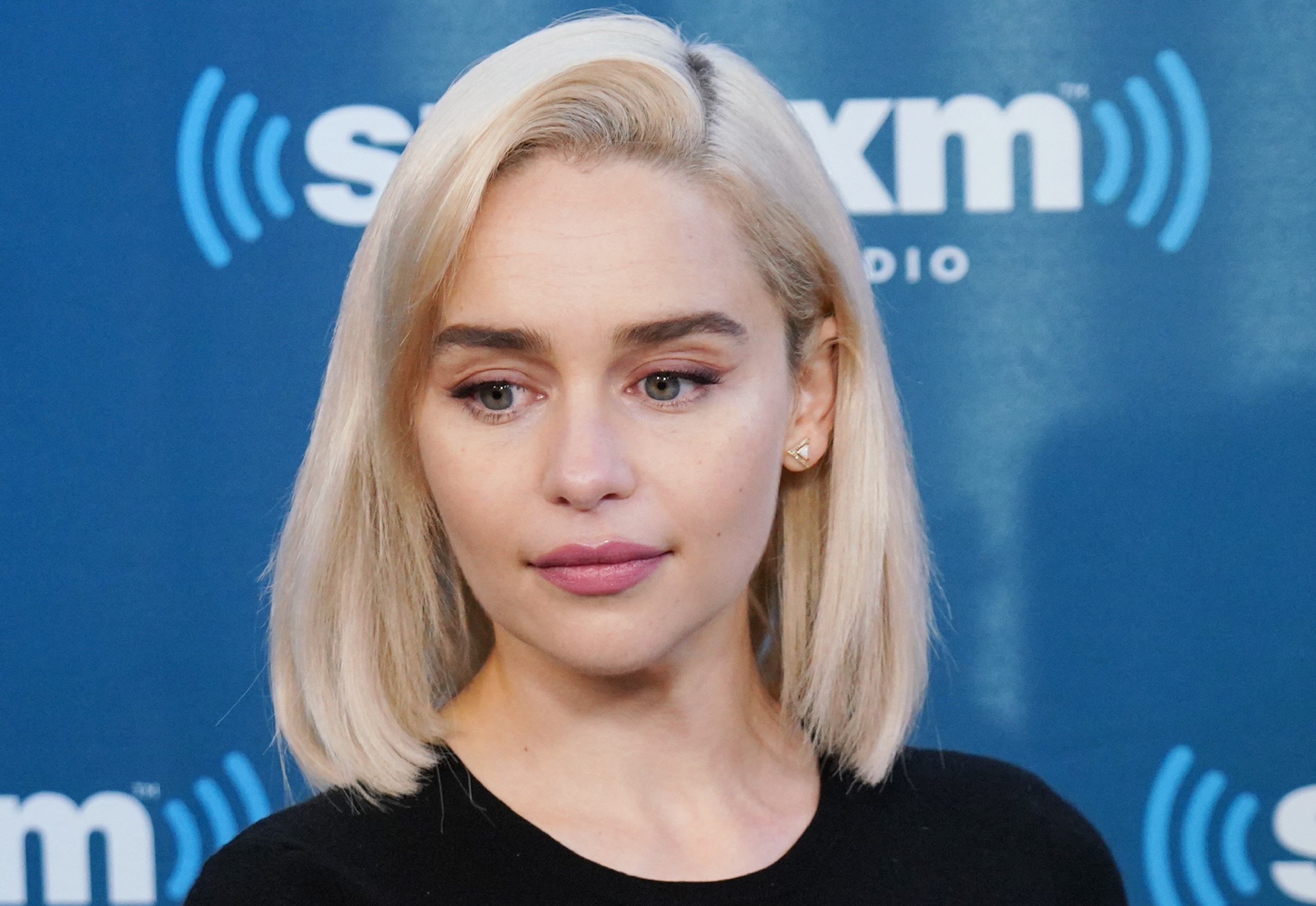 Emilia Clarke takes part in SiriusXM's Town Hall with the cast of Solo: A Star Wars Story hosted by SiriusXM's Dalton Ross at SiriusXM Studios on May 21, 2018 in New York City. (Photo by Cindy Ord/Getty Images for SiriusXM)