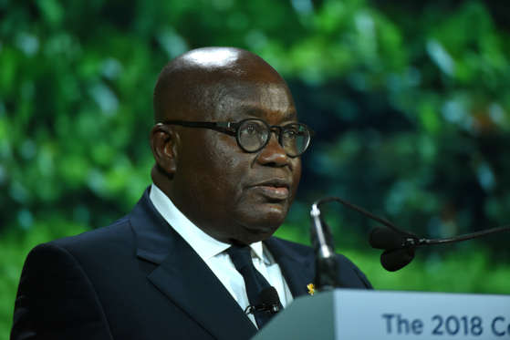 Ghana parliament passes Right To Information law after long delays File Photo- President of the Republic of Ghana H.E. Nana Akufo-Addo speaks onstage during the 2018 Concordia Annual Summit - Day 1 at Grand Hyatt New York