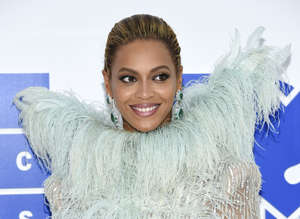 FILE - In this Aug. 28, 2016 file photo, Beyonce Knowles arrives at the MTV Video Music Awards at Madison Square Garden, in New York. There's no more juice in Beyonce's lemonade jar: The singer did not release new music though two albums featuring old Beyonce songs hit streaming services Thursday, Dec. 20, 2018. (Photo by Evan Agostini/Invision/AP, File)