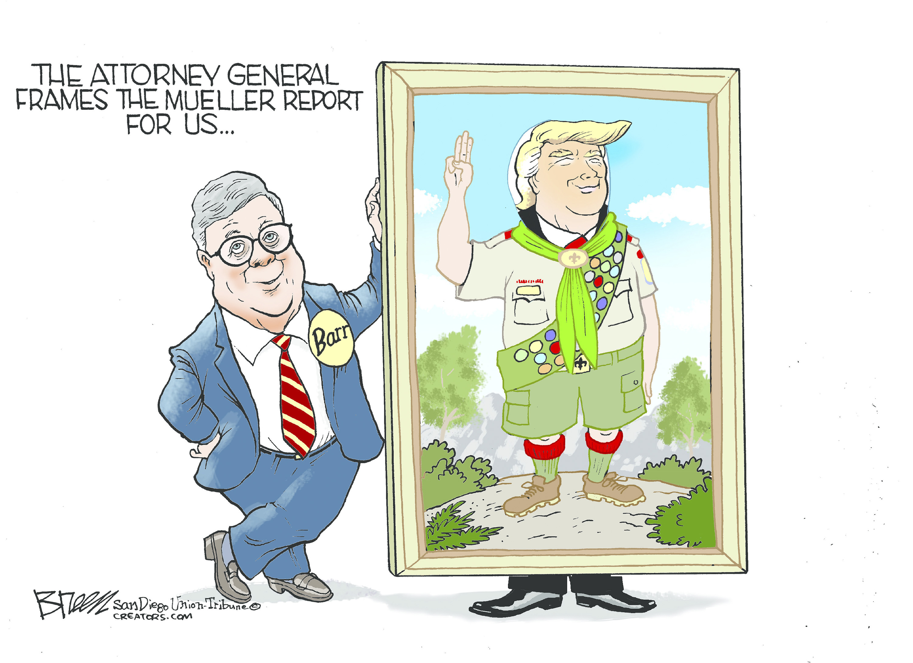 Slide 1 of 428: The News in Cartoons