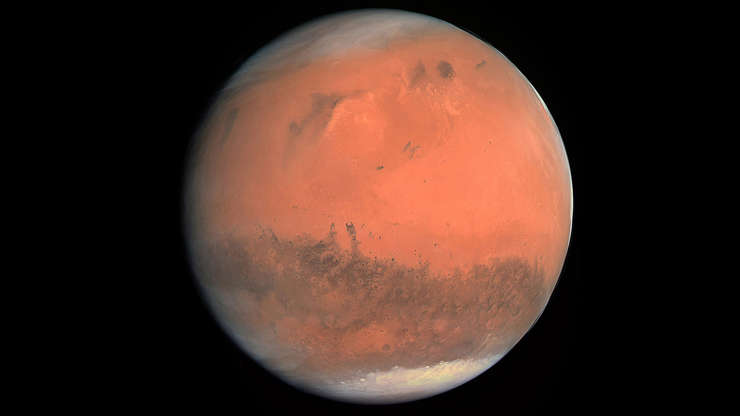 الشريحة 1 من 11: Mars. Taken with Osiris Telescope