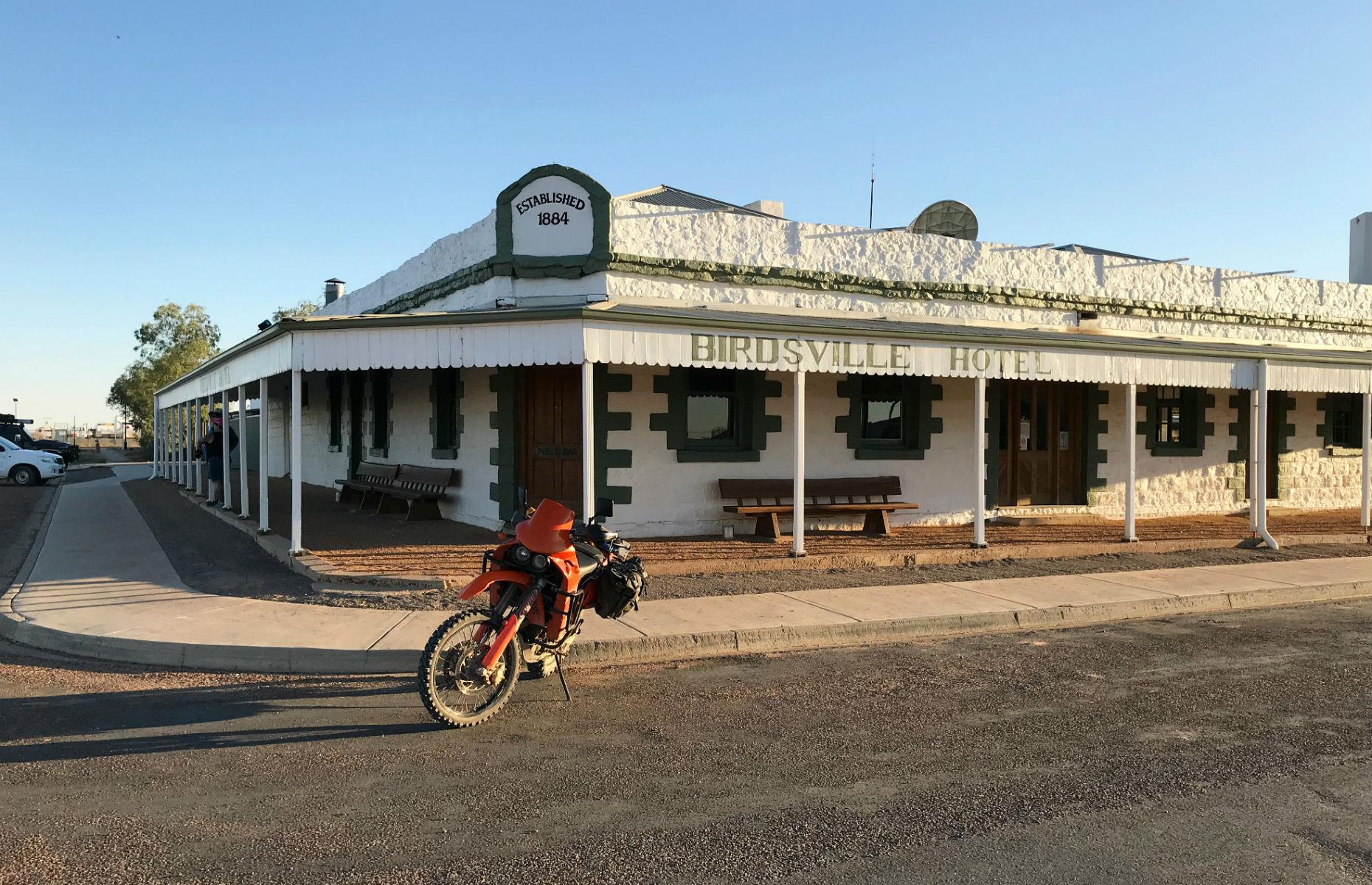 <p>Stranded on the eastern edge of the Simpson Desert, with the plains of Sturt’s Stony Desert to the south and Channel Country to the north, you’ll find a hardy but welcoming community in this remote area. Head to the billabong on the edge of town to cool off with a swim, kayak or to watch the spectacular outback sunsets or go to the nearby Big Red Sand Dune for another excellent sunset view. It's the setting for an annual music festival and in September the tiny town teems with 6,000 race goers during the Birdsville Races, known as the Melbourne Cup of the Outback.</p>