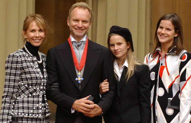 Slide 10 of 29: In 2014, musician and actor Sting, who was reportedly worth $300 million (£179.5m) at the time, told a British newspaper that he didn’t want to leave his six grown-up children trust funds that would be “albatrosses round their necks”. Instead, he plans to spend his hard-earned cash, but respects his kids’ work ethic as they rarely come to him for help.