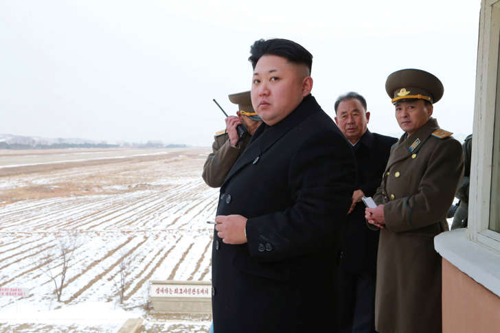 North Korean leader Kim Jong-un in Pyongyang, Dec. 8, 2014.