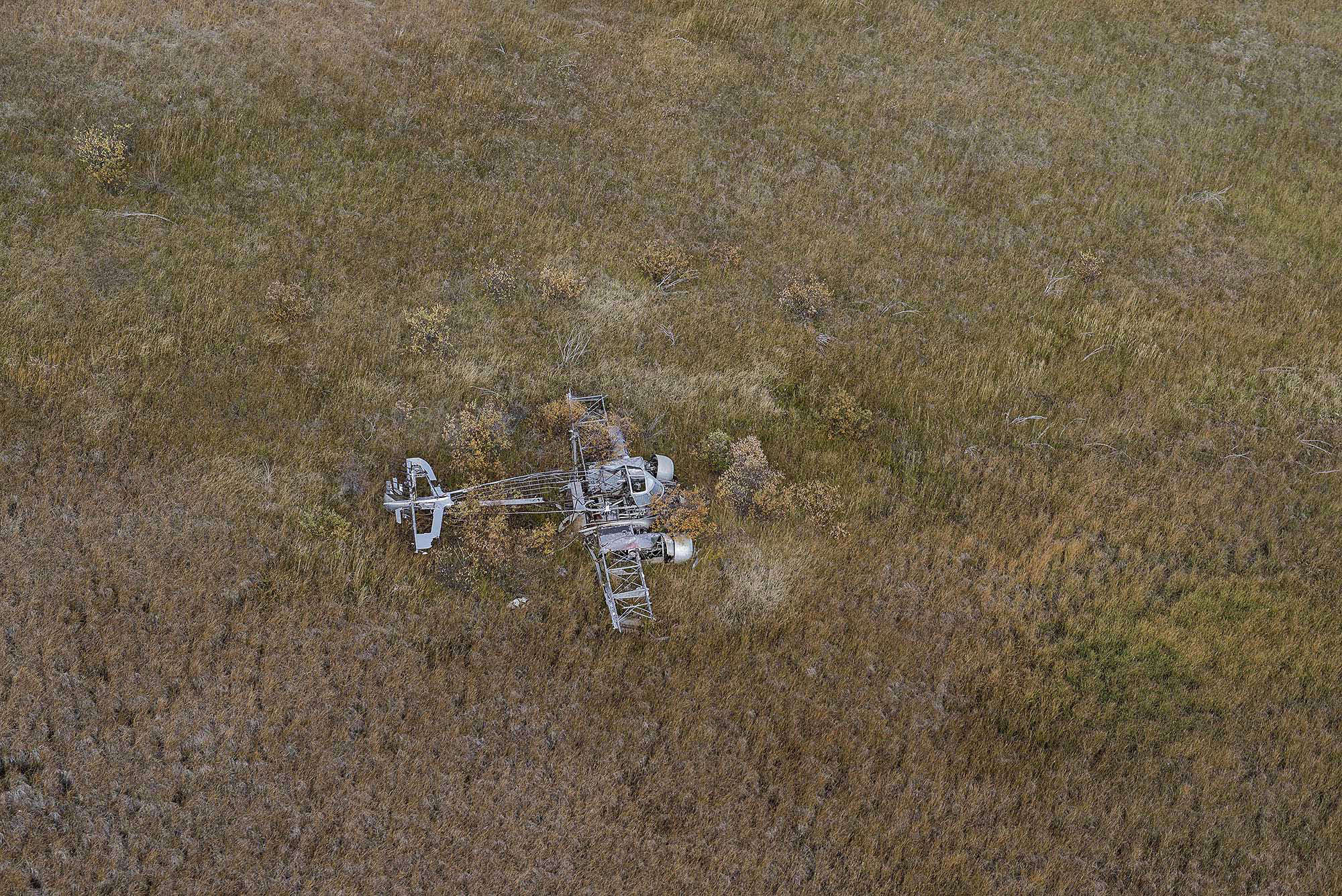 Slide 24 of 28: This Cessna T-50 also known as ‘Bamboo Bomber’ crash-landed in Alaska after it ran out of fuel. Two pilots simply walked out after the crash.