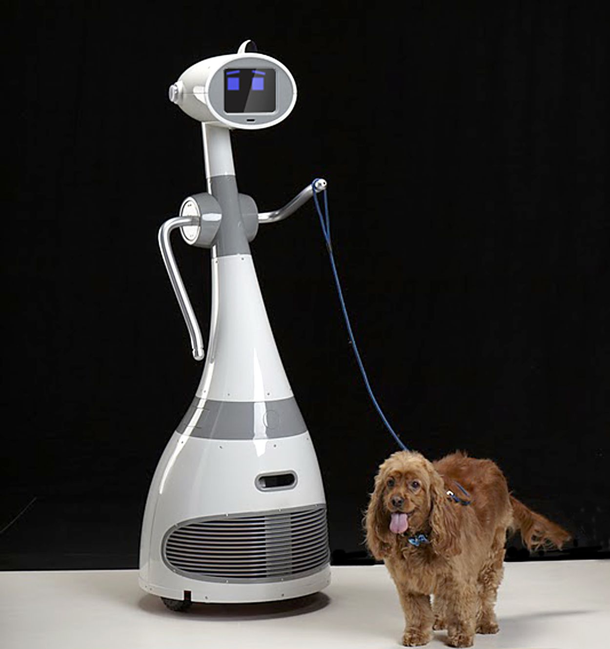 RoboDynamics, a US based company is working to develop Luna - the first human size (almost 1.5 metres) personal robot designed for everyday use. Luna would be able to walk the dog or serve you drinks. You could interact with Luna through wireless communication and its 8-inch touchscreen display.