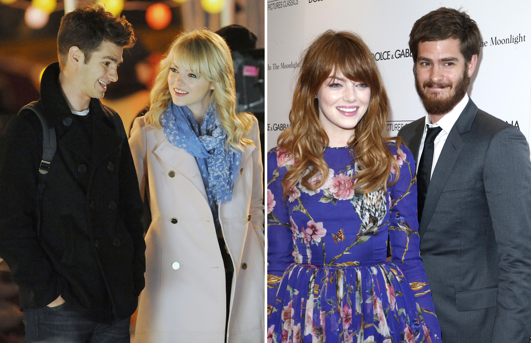 映画の共演から恋に落ちたセレブ達