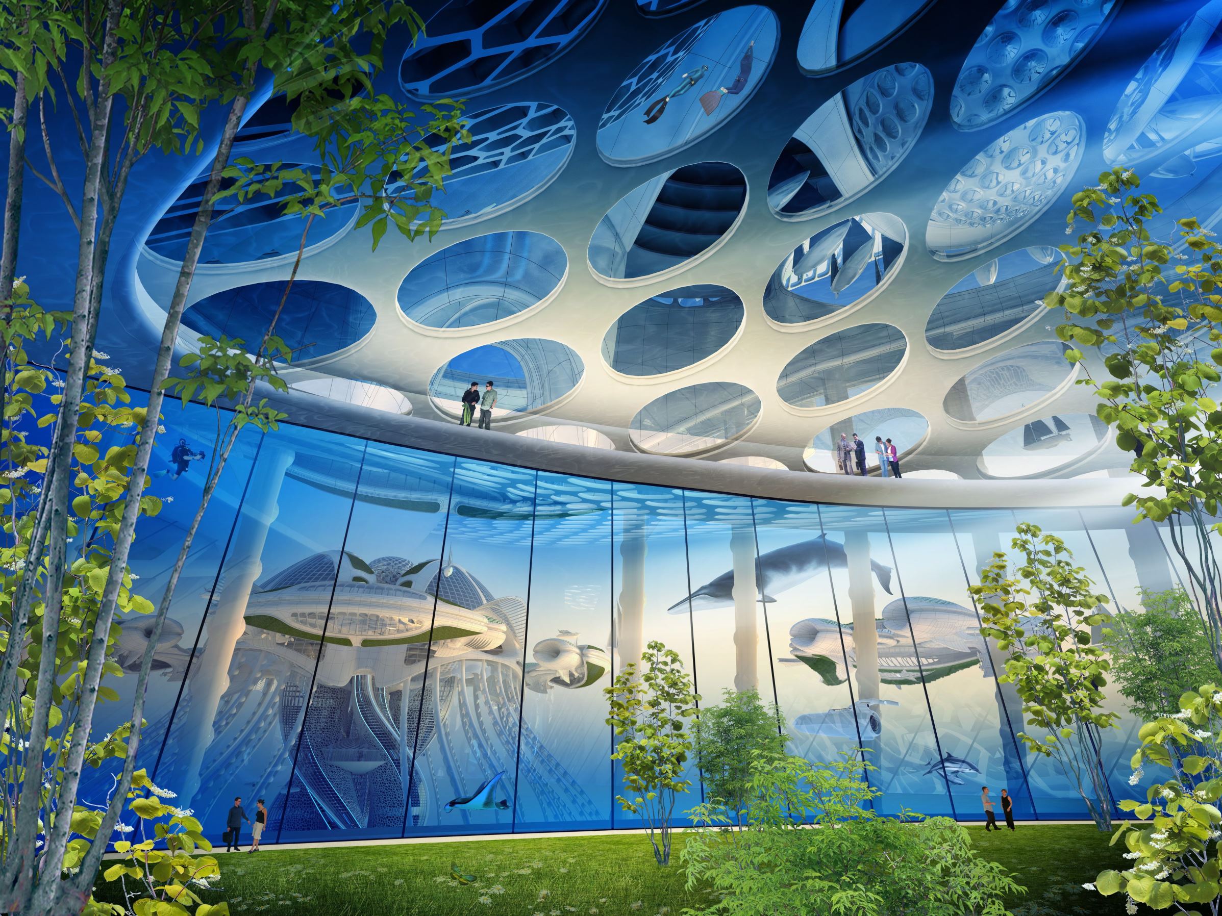 100年後の住居は海の中 専門家が予想するsfのような未来都市構想